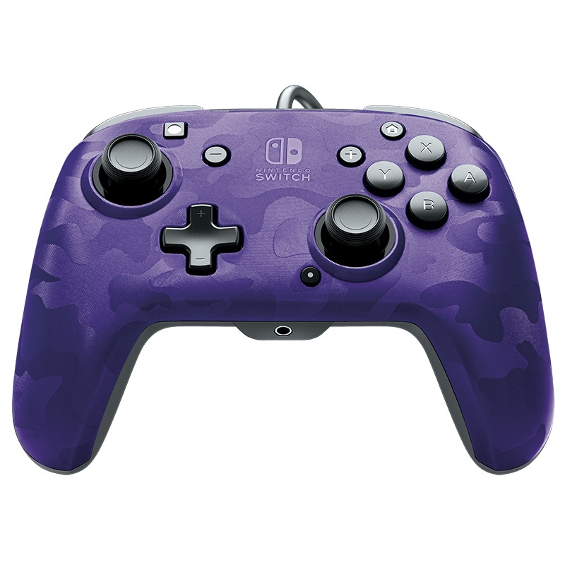 NINTENDO Controller PDP Face Off Deluxe + audio per Nintendo Switch viola